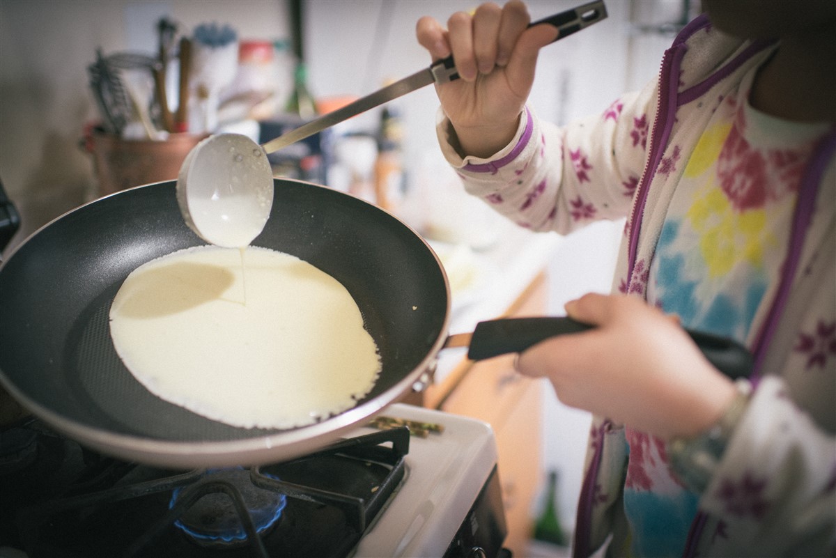 Innovation en poêle à crêpe