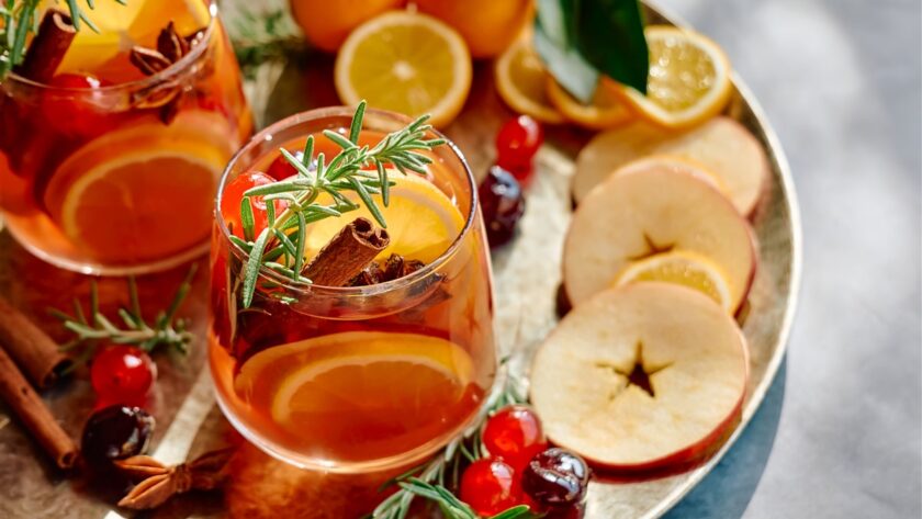 sangria de Noël aux épices