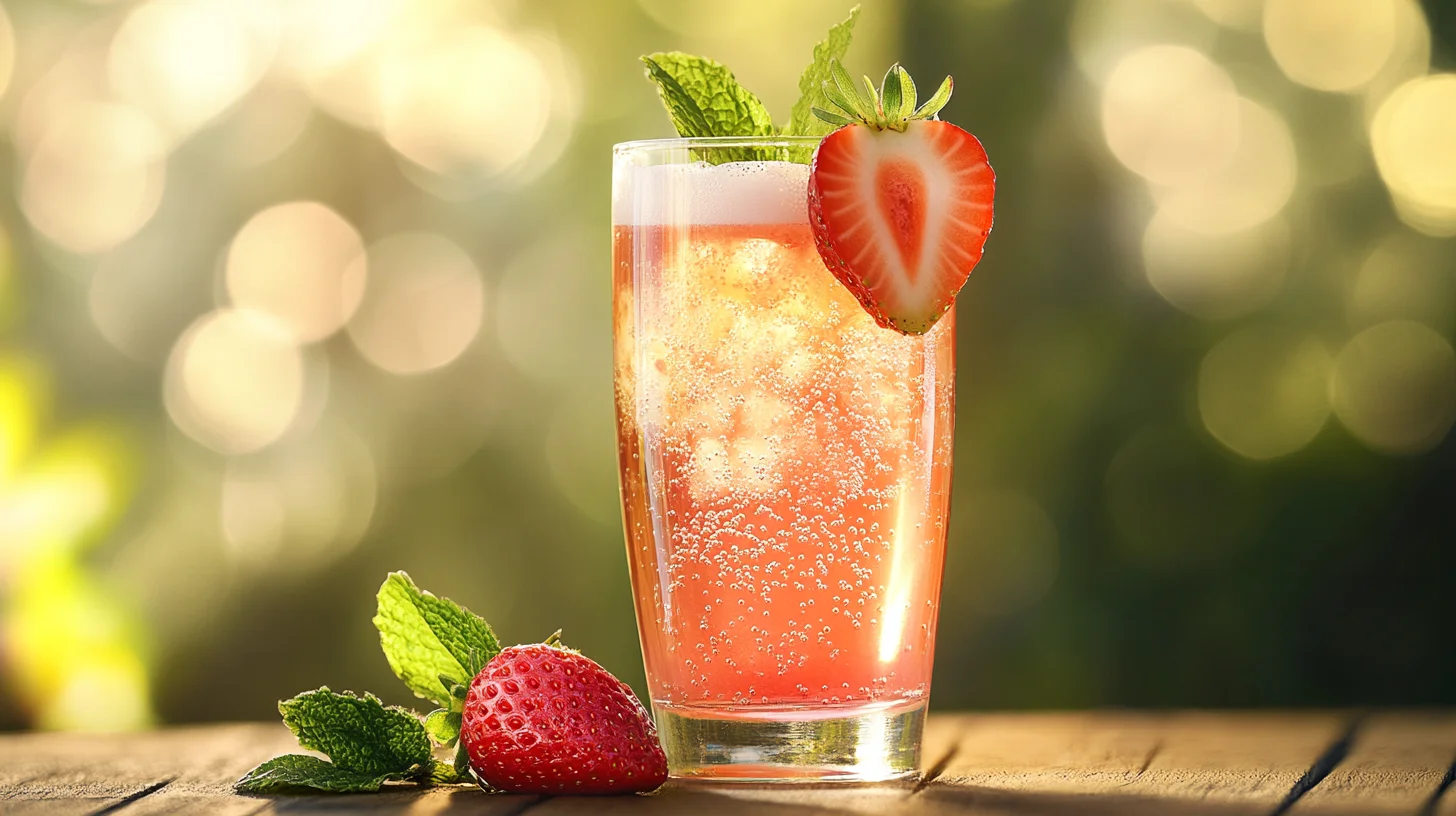 Limonade Fraise cocktail