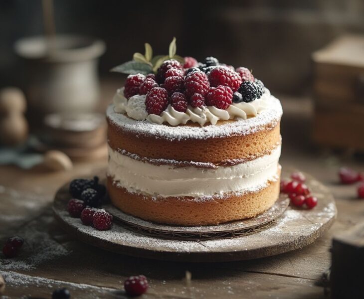 Un gâteau léger, la meilleure option pour accompagner une salade de fruits