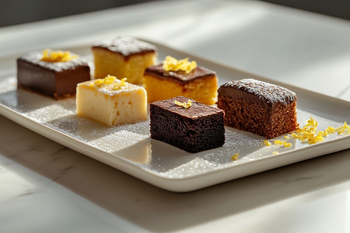 Variations autour du financier aux amandes