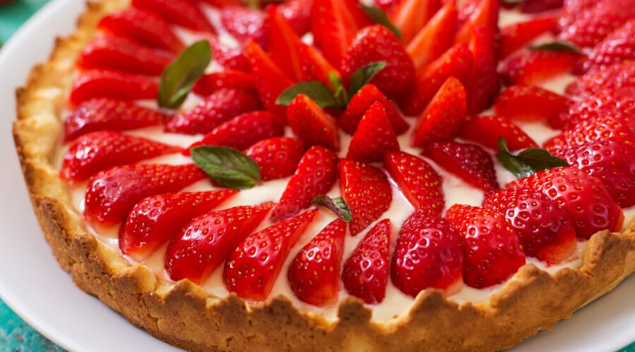 Clafoutis aux fraises