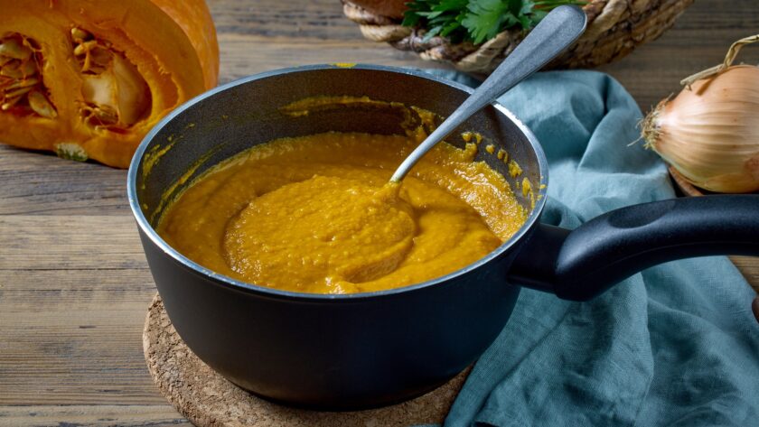 pumpkin and carrot puree