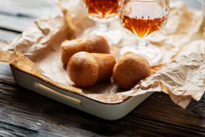 Neapolitan rum baba