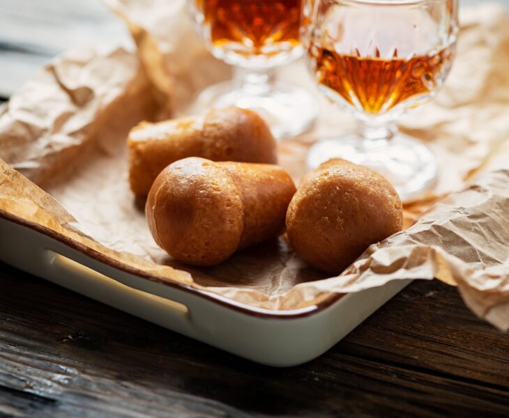 Neapolitan rum baba