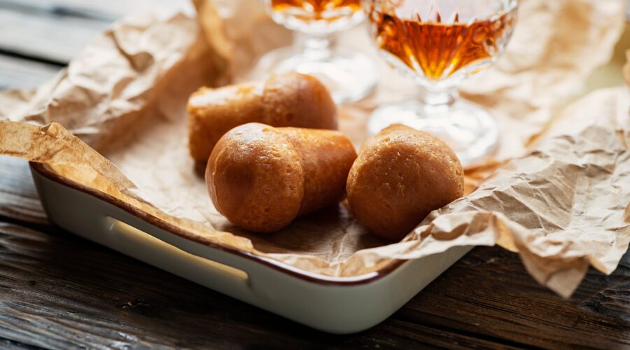 Neapolitan rum baba