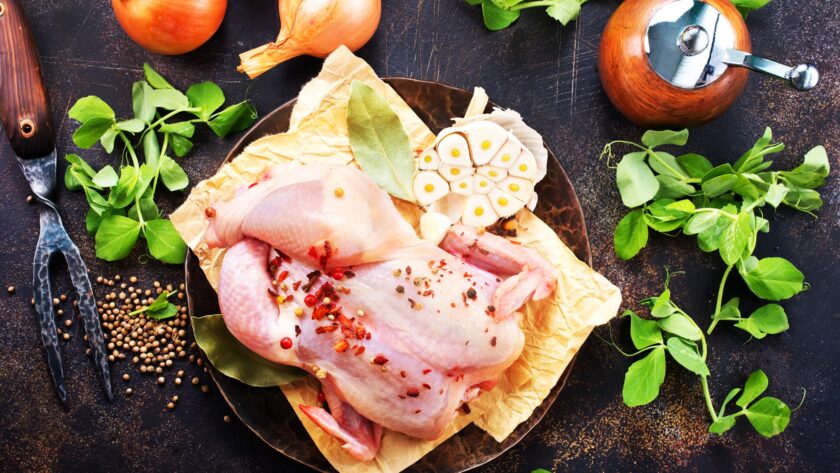 raw chicken