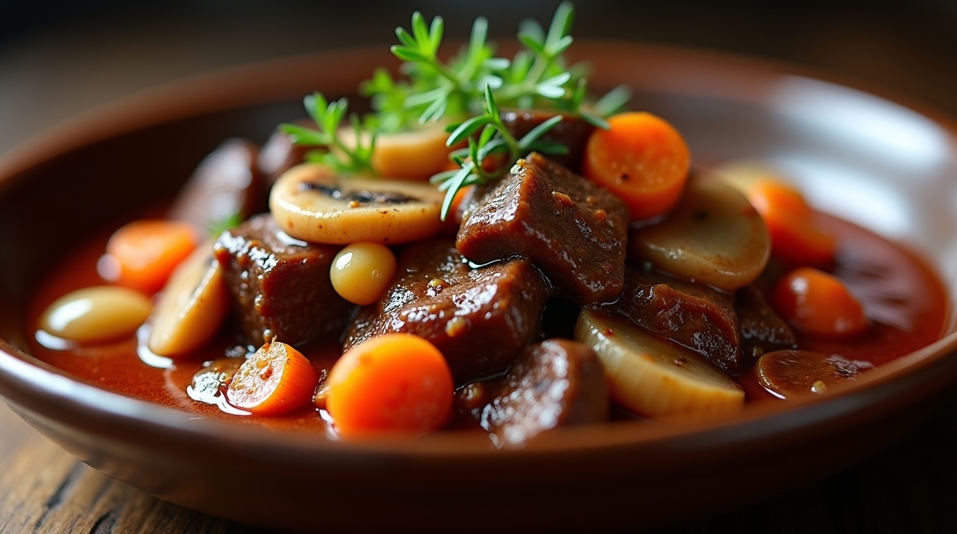 réussir le boeuf bourguignon