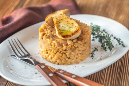Risotto with porcini mushrooms