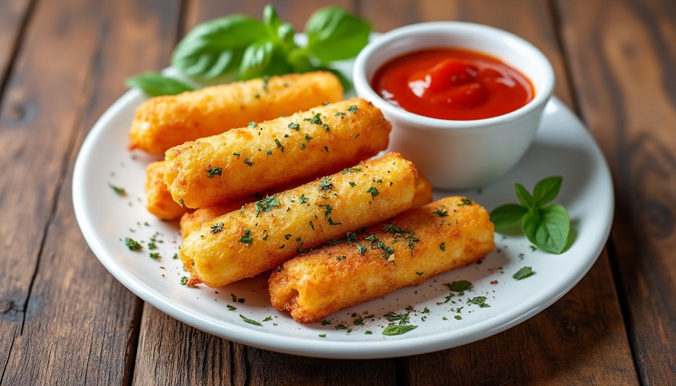 découvrez les bienfaits des mozzarella sticks cuits à l'air fryer : une alternative plus saine et croustillante aux frites traditionnelles. savourez des collations délicieuses, moins grasses et tout aussi appétissantes, tout en préservant le goût irrésistible du fromage fondu. transformez vos apéritifs avec cette méthode de cuisson innovante!