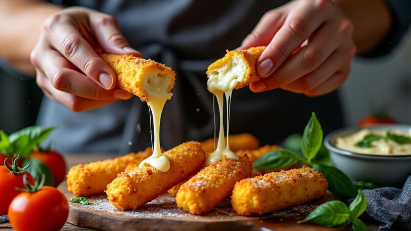 découvrez les avantages des mozzarella sticks cuits à l'air fryer, une alternative saine et délicieuse aux méthodes de friture traditionnelles. grâce à cette cuisson rapide et sans huile, savourez des en-cas croustillants et savoureux tout en réduisant les calories et les graisses. idéal pour des apéritifs gourmands sans culpabilité !