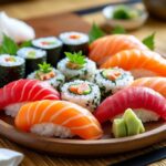 découvrez l'art de la cuisine japonaise avec notre recette détaillée de sushis. élevez vos compétences culinaires et régalez vos proches avec des créations savoureuses et authentiques. parfait pour les débutants et les chefs en herbe !