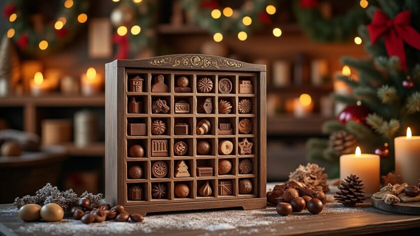 découvrez l'univers enchanteur du calendrier de l'avent d'un chocolatier, une tradition festive alliant gourmandise et histoire. plongez dans ses origines, admirez la créativité des artisans chocolatiers, et laissez-vous séduire par cette magie qui égaye chaque jour de décembre.