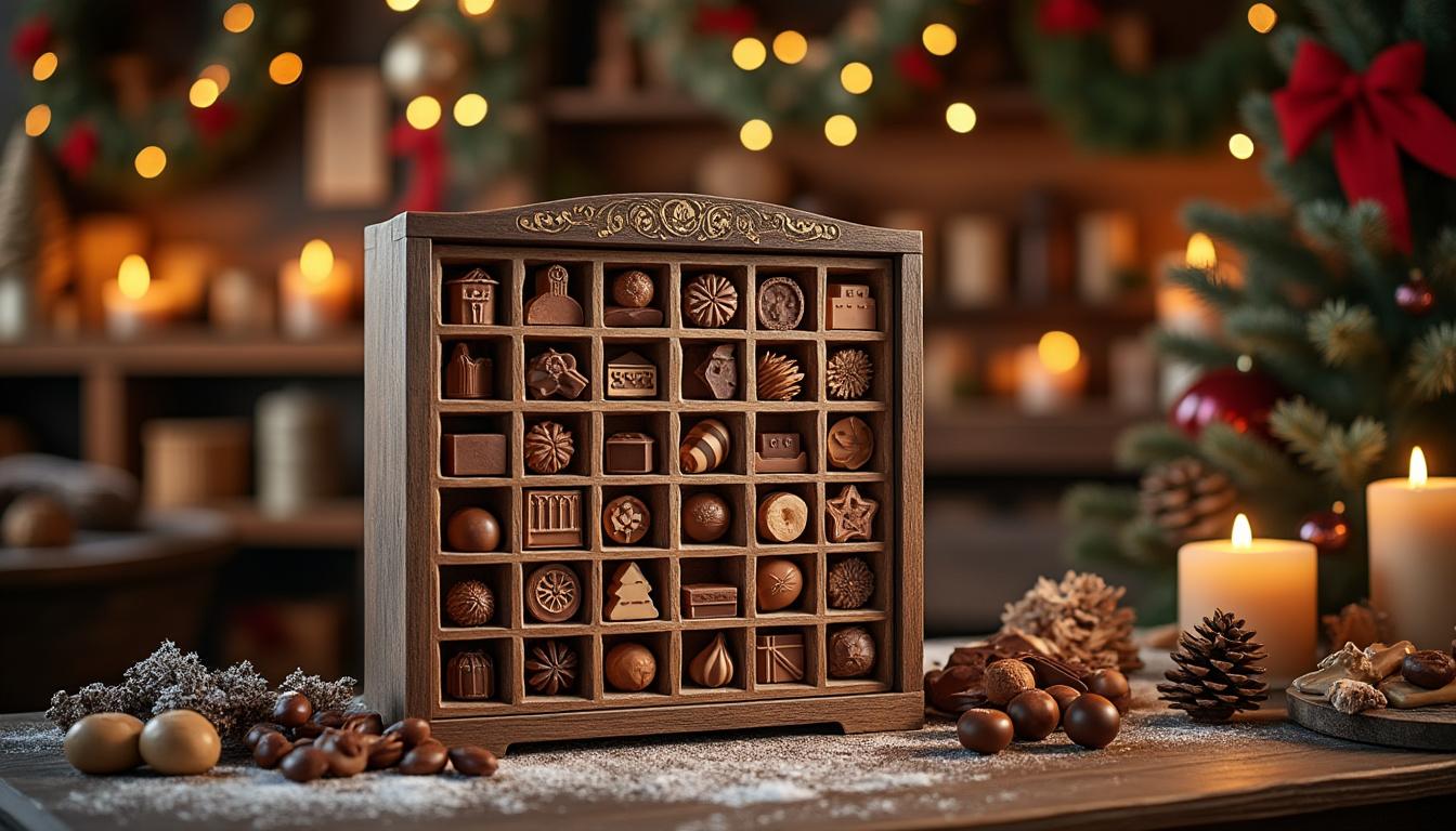 découvrez l'univers enchanteur du calendrier de l'avent d'un chocolatier, une tradition festive alliant gourmandise et histoire. plongez dans ses origines, admirez la créativité des artisans chocolatiers, et laissez-vous séduire par cette magie qui égaye chaque jour de décembre.