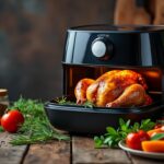 découvrez le chicken air fryer, une alternative savoureuse et saine à la friture traditionnelle. profitez d'un poulet croustillant à l'extérieur et tendre à l'intérieur, tout en réduisant l'utilisation d'huile. transformez vos repas avec cette cuisson rapide et nutritious !