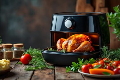 découvrez le chicken air fryer, une alternative savoureuse et saine à la friture traditionnelle. profitez d'un poulet croustillant à l'extérieur et tendre à l'intérieur, tout en réduisant l'utilisation d'huile. transformez vos repas avec cette cuisson rapide et nutritious !