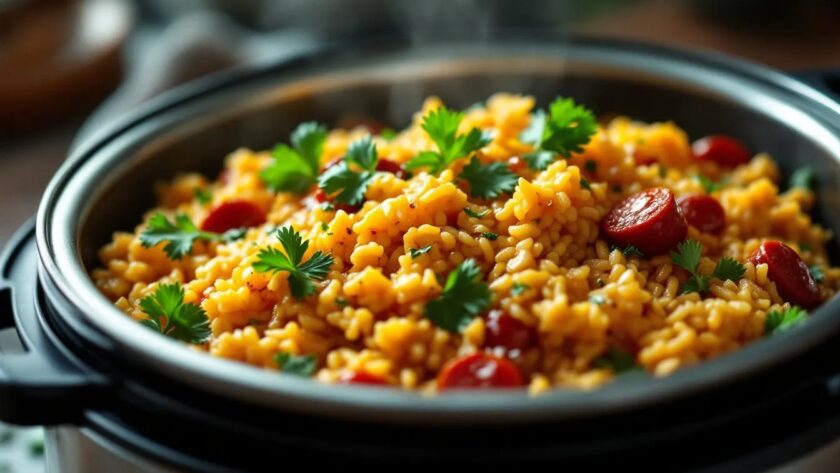 risotto chorizo au Cookeo