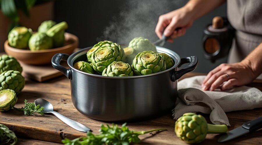découvrez comment maîtriser l'artichaut grâce à notre guide facile sur la cuisson à la cocotte-minute seb. suivez nos étapes simples pour préparer ce délicieux légume de manière rapide et savoureuse. idéal pour accompagner vos plats ou comme entrée originale.