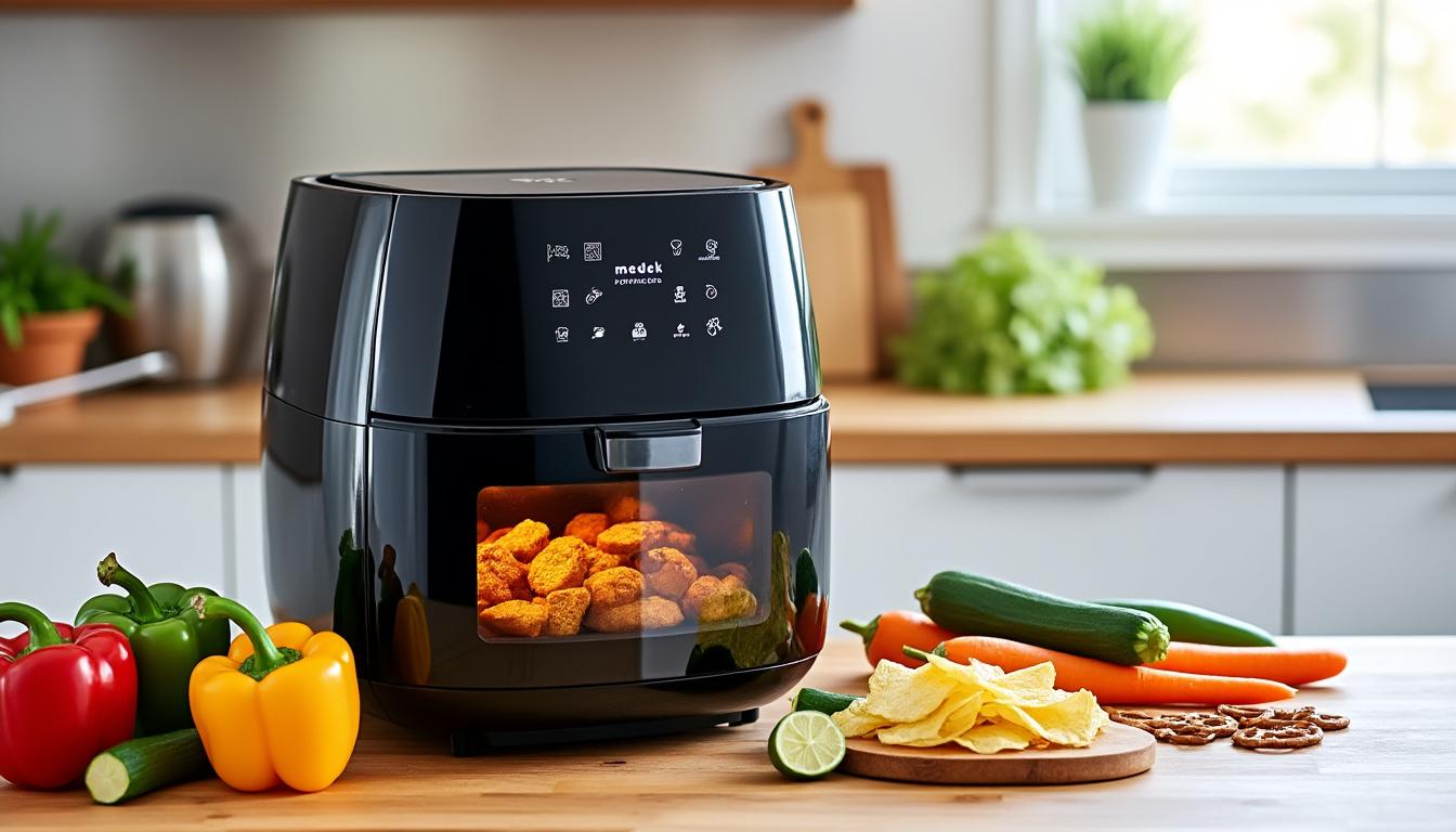 découvrez comment optimiser votre cuisine avec l'air fryer medek! ce mode d'emploi complet vous guide à travers les fonctionnalités, les recettes et les conseils pratiques pour tirer le meilleur parti de cet appareil révolutionnaire. préparez des plats délicieux et sains en un rien de temps!