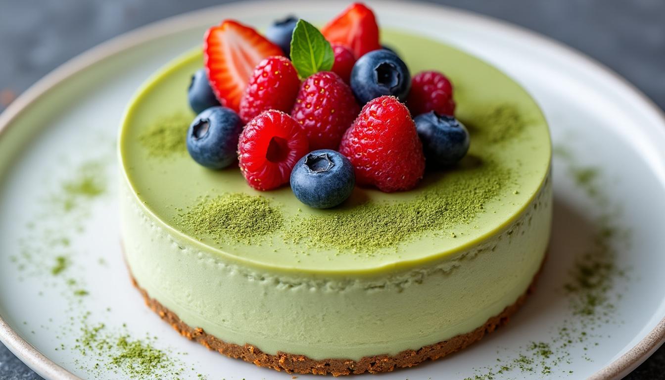 découvrez des recettes de cheesecake au matcha faciles et délicieuses, idéales pour surprendre vos invités. osez l’originalité avec nos idées gourmandes à base de thé vert matcha !