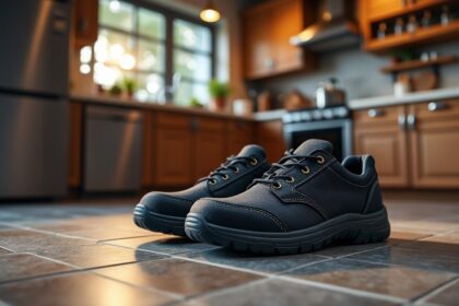 découvrez notre sélection de chaussures de sécurité homme, alliant protection et élégance pour rester stylé en cuisine tout en travaillant en toute sécurité.
