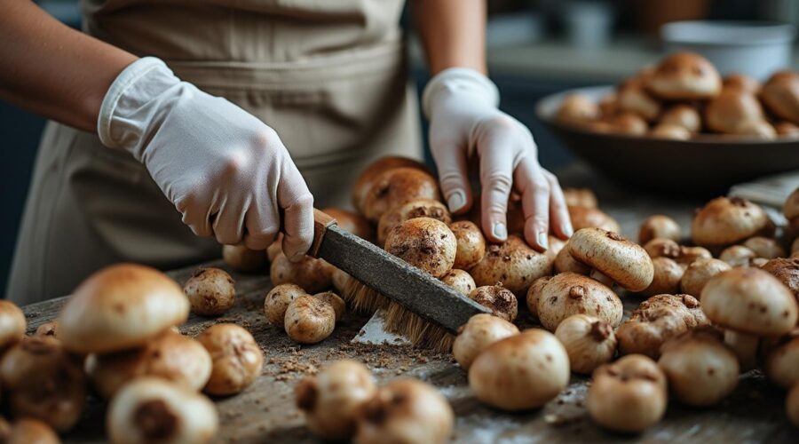 découvrez comment nettoyer efficacement les trompettes de la mort afin d’optimiser votre récolte. suivez nos conseils pratiques pour profiter pleinement de ces champignons savoureux et préserver toute leur qualité.