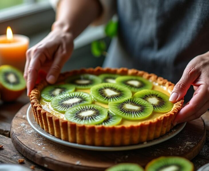 découvrez la recette secrète de la tarte au kiwi de grand-mère : une pâte croustillante, une crème onctueuse et des kiwis frais pour un dessert authentique et gourmand. surprenez vos proches avec ce classique revisité !