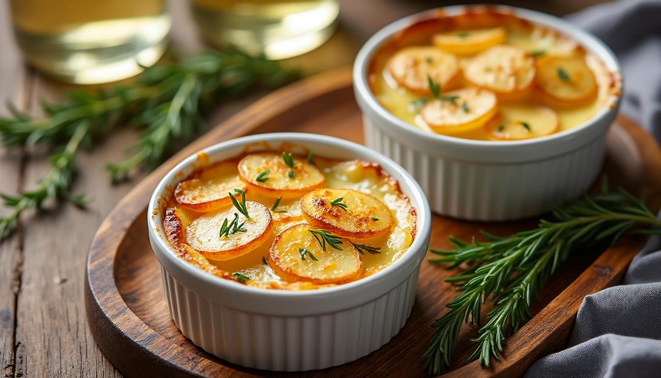 découvrez comment préparer un gratin dauphinois savoureux en un temps record grâce au micro-ondes. profitez d'une alternative express à la recette classique, idéale pour un repas gourmand et facile.