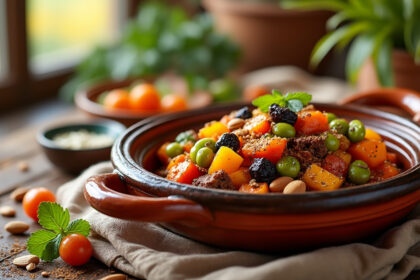 découvrez les nombreux bienfaits du tajine végétarien sucré salé pour une alimentation équilibrée : un plat savoureux, riche en légumes, en fibres et en saveurs qui favorise santé et plaisir à chaque repas.