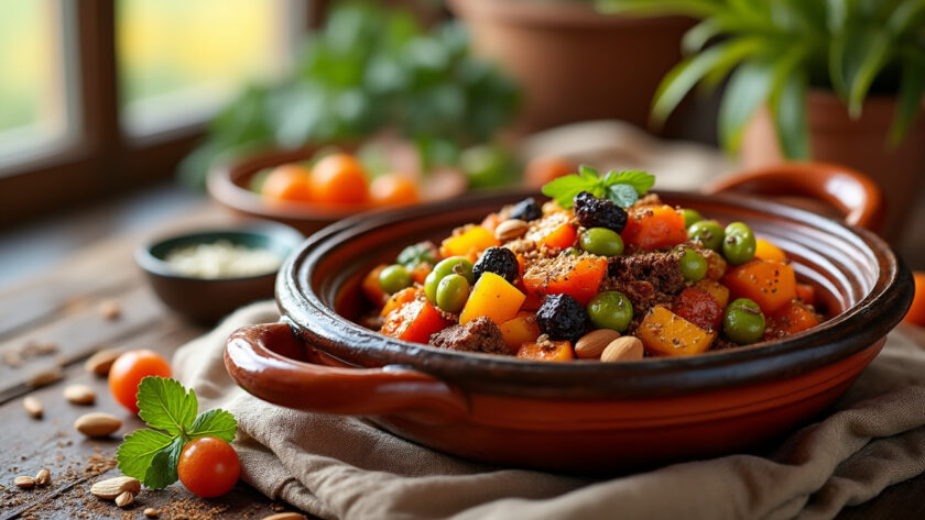 découvrez les nombreux bienfaits du tajine végétarien sucré salé pour une alimentation équilibrée : un plat savoureux, riche en légumes, en fibres et en saveurs qui favorise santé et plaisir à chaque repas.