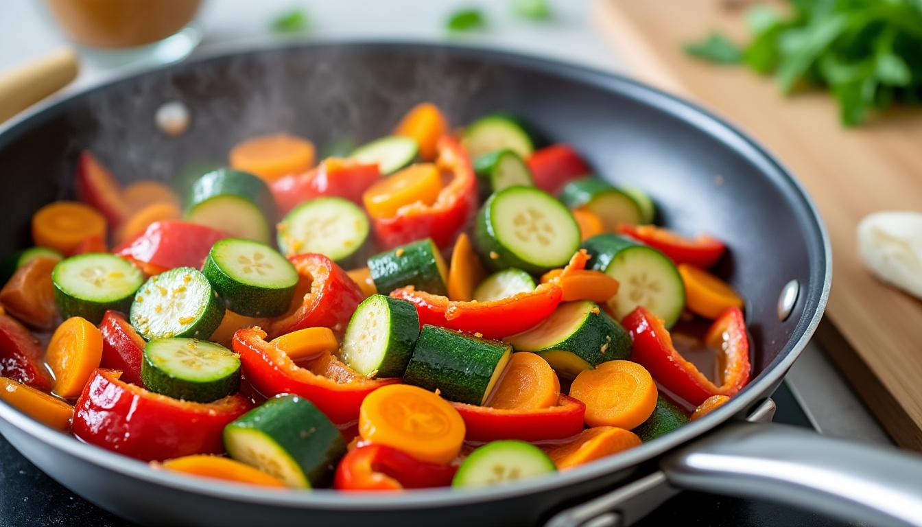 découvrez comment sublimer vos repas grâce à des légumes rôtis à la poêle, simples à préparer, savoureux et pleins de couleurs. laissez-vous tenter par cette recette santé et gourmande qui ravira toute la famille !