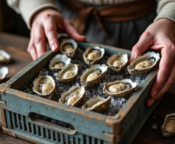 découvrez comment estimer le nombre d'huîtres dans une bourriche de 2 kg pour préparer parfaitement vos fêtes et satisfaire tous vos invités.