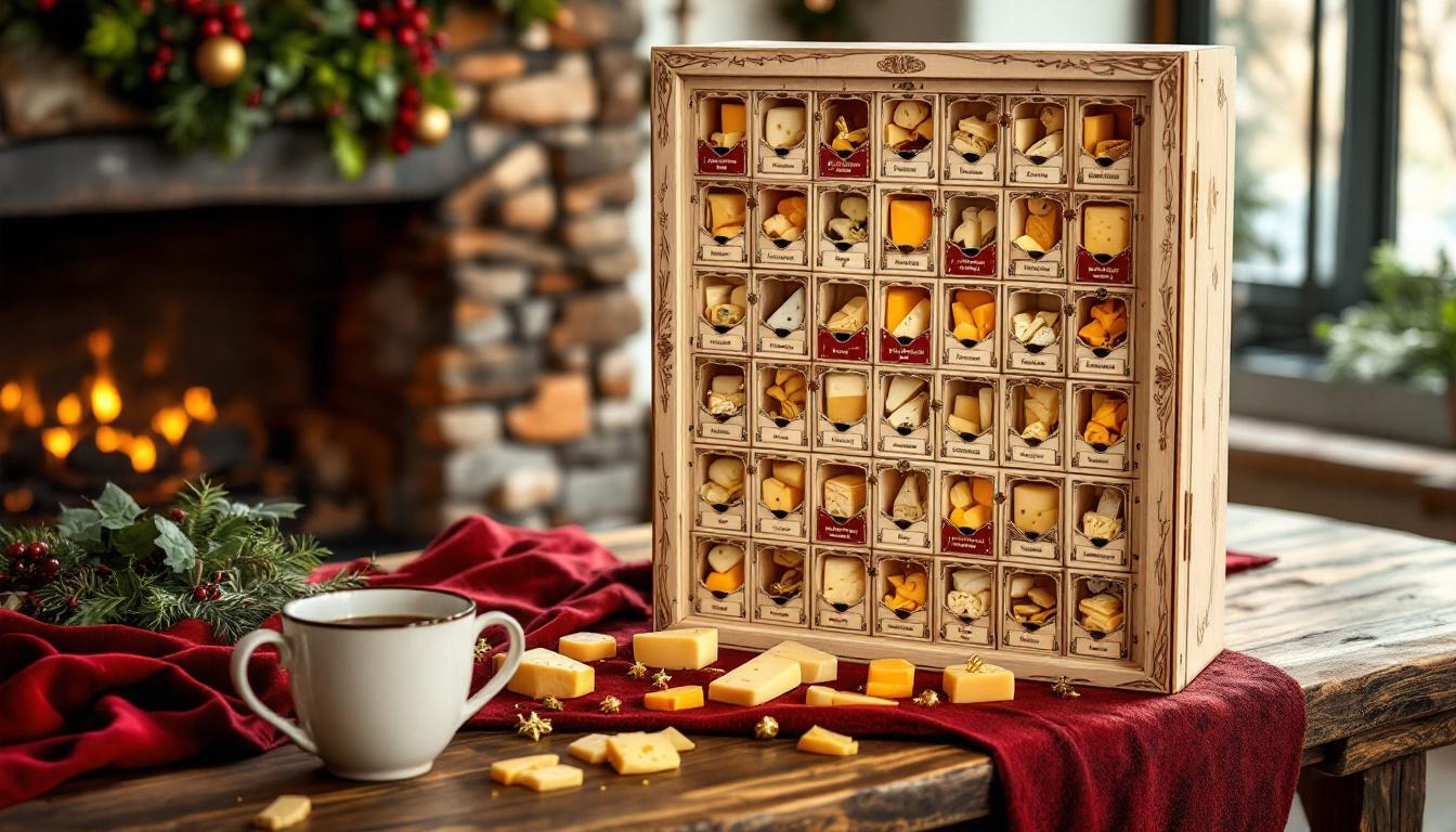 découvrez les bienfaits du calendrier de l'avent fromage, une façon gourmande et originale de célébrer les fêtes de fin d'année en savourant une sélection unique de fromages chaque jour.