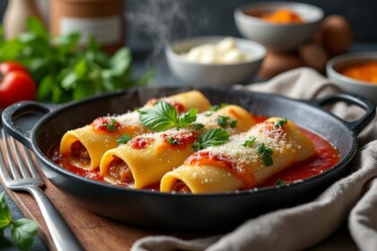 découvrez une recette rapide et savoureuse de cannelloni à l'air fryer, idéale pour préparer un repas délicieux lors des soirées chargées.