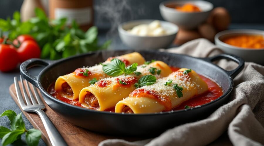 découvrez une recette rapide et savoureuse de cannelloni à l'air fryer, idéale pour préparer un repas délicieux lors des soirées chargées.