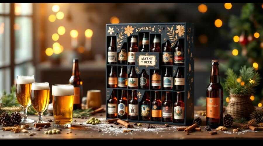 découvrez un voyage gustatif unique avec le calendrier de l'avent bière de cette année, offrant une sélection exclusive de bières à déguster chaque jour jusqu'à noël.