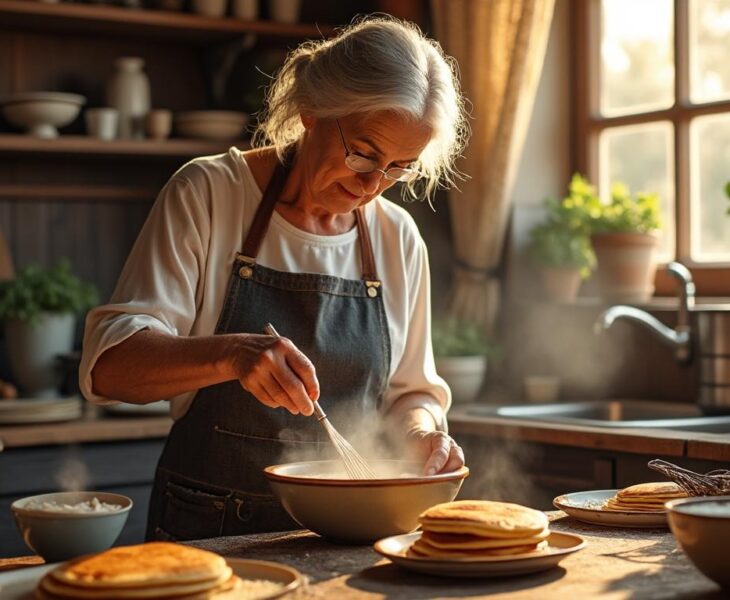 découvrez la recette authentique des pancakes de grand-mère, un délicieux héritage familial qui a su traverser les générations pour régaler petits et grands.