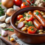 découvrez les ingrédients essentiels pour préparer un cassoulet savoureux à la manière d'etchebest, alliant tradition et goût authentique.