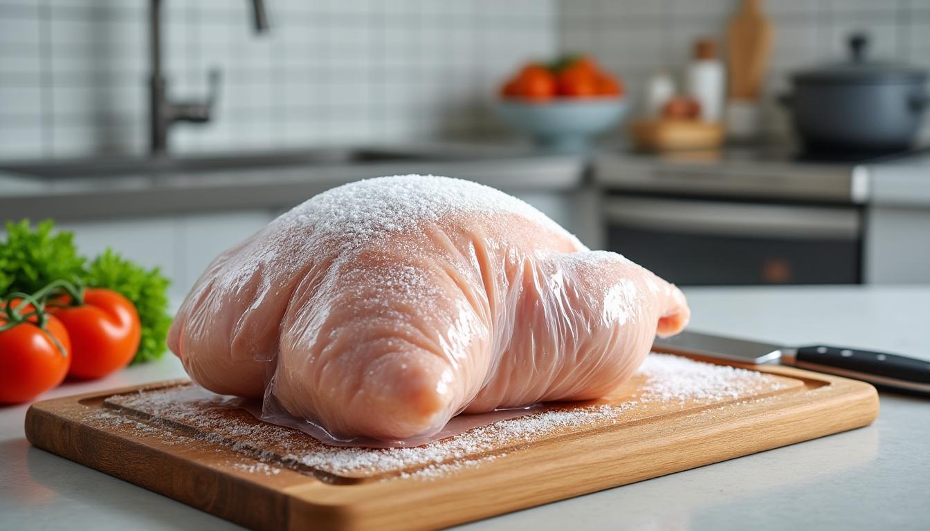 découvrez les vérités et les mythes autour de la consommation de poulet congelé depuis 3 ans, ses risques et conseils pour une consommation sûre.