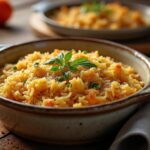 découvrez la recette savoureuse de cyril lignac pour un riz au four irrésistible qui séduira toutes vos papilles. simple, gourmand et authentique !