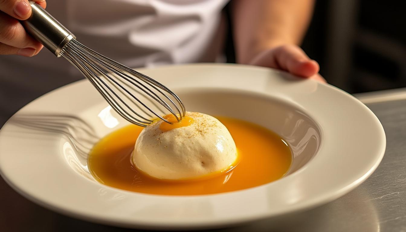 découvrez les îles flottantes d'etchebest, un dessert aérien et gourmand qui apportera une touche de magie et d'élégance à votre assiette.