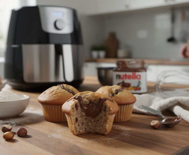 découvrez les avantages des muffins nutella préparés à l'air fryer, une méthode rapide et saine pour savourer un dessert gourmand sans compromis sur la qualité.