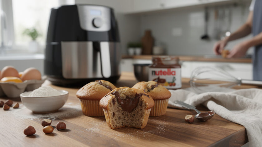 découvrez les avantages des muffins nutella préparés à l'air fryer, une méthode rapide et saine pour savourer un dessert gourmand sans compromis sur la qualité.