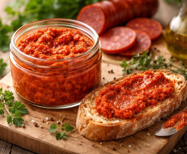 découvrez le chorizo à tartiner, une alternative savoureuse et pratique pour sublimer vos garnitures et apéritifs avec une touche épicée.