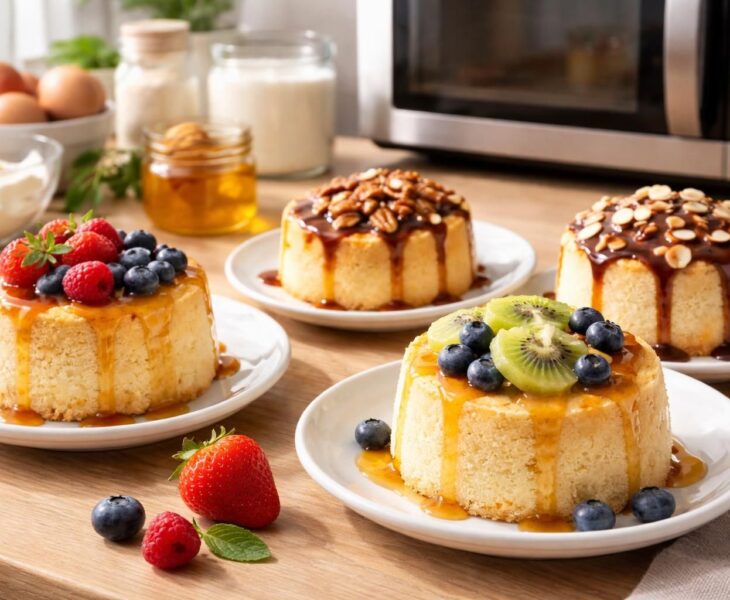 découvrez comment personnaliser vos gâteaux au yaourt au micro-ondes en ajoutant des ingrédients savoureux pour des desserts rapides et délicieux.