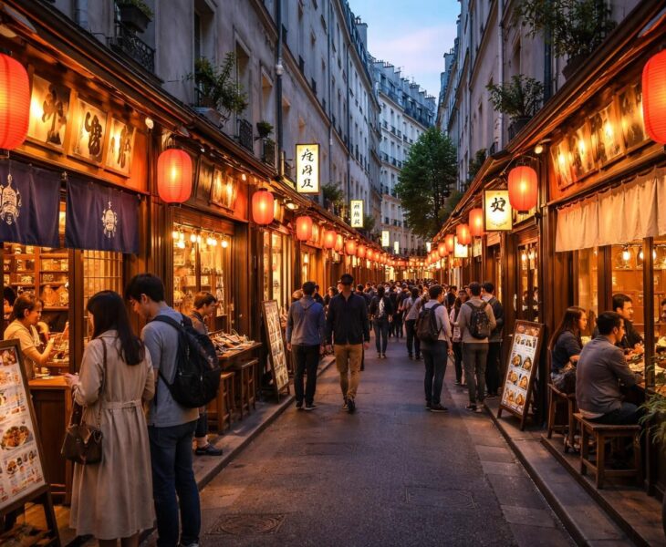 découvrez l'authenticité des restaurants japonais de la rue sainte anne à paris, un quartier réputé pour ses saveurs traditionnelles et son ambiance conviviale.