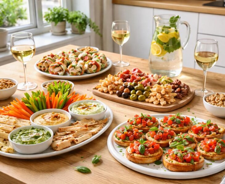 découvrez des idées d'apéro dînatoire rapides et faciles à préparer en moins de 30 minutes, parfaites pour les pressés qui veulent régaler leurs invités sans stress.