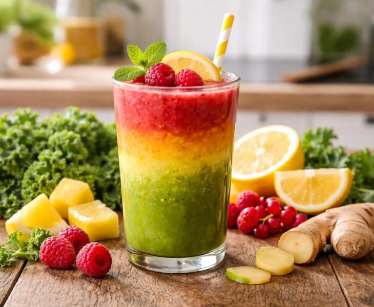 découvrez une recette facile et rapide pour préparer un smoothie détox coloré qui impressionnera vos amis et ravira vos papilles.