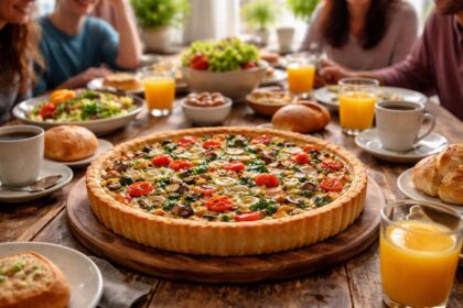 découvrez la quiche sans œufs, une recette savoureuse et conviviale parfaite pour vos brunchs entre amis. facile à préparer et délicieuse, elle séduira tous les palais.