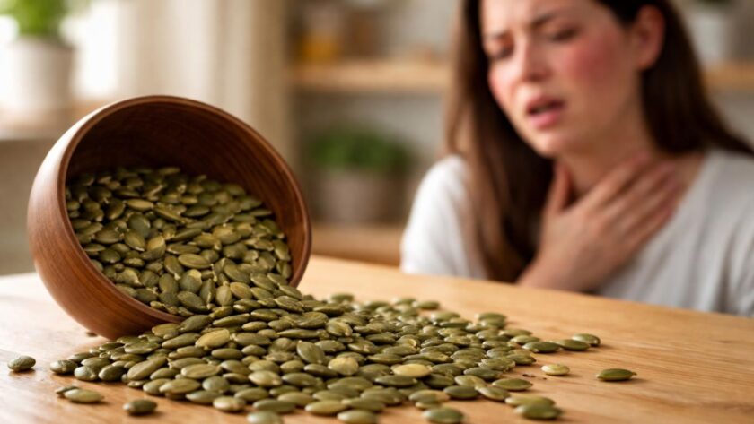 découvrez les risques liés à la consommation de graines de courge pour les personnes allergiques et comment prévenir les réactions allergiques.